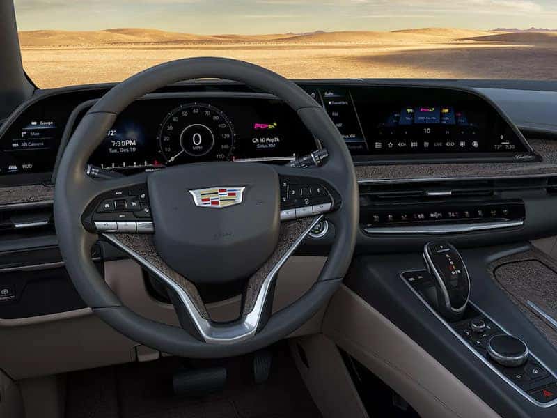New 2023 Cadillac Escalade interior features and technology