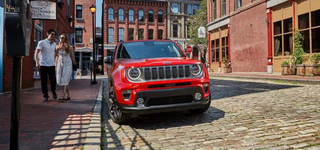 Red Jeep Renegade