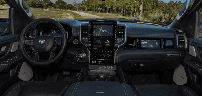 Interior of the 2025 Ram 1500