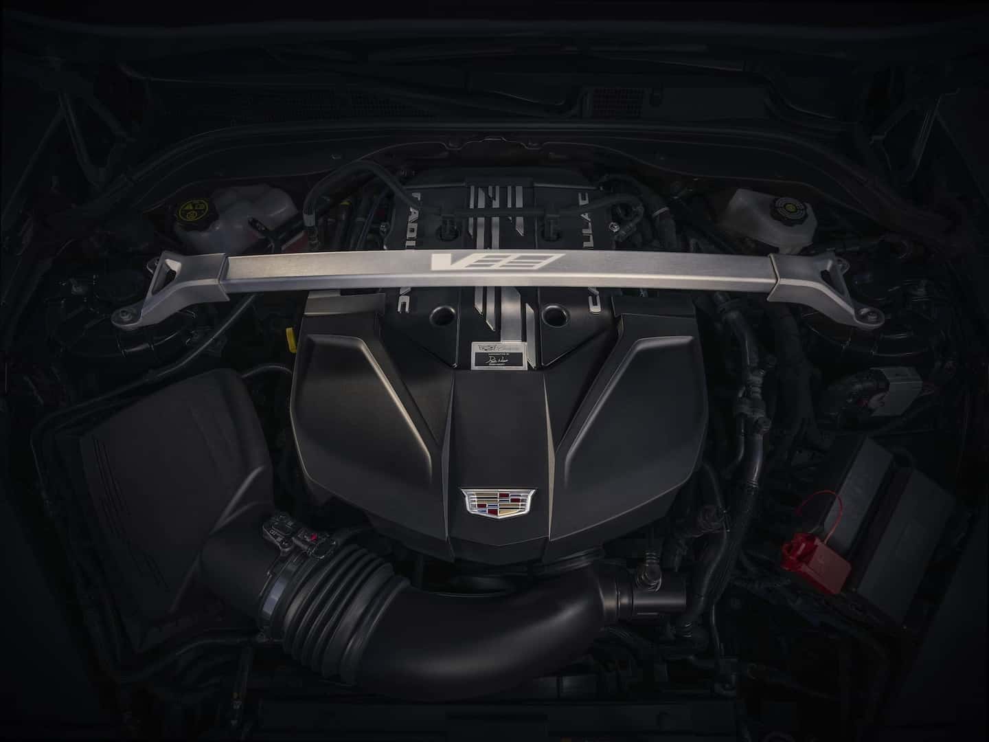  2025 Cadillac CT5-V Blackwing 6.2L Supercharged V8 engine. 