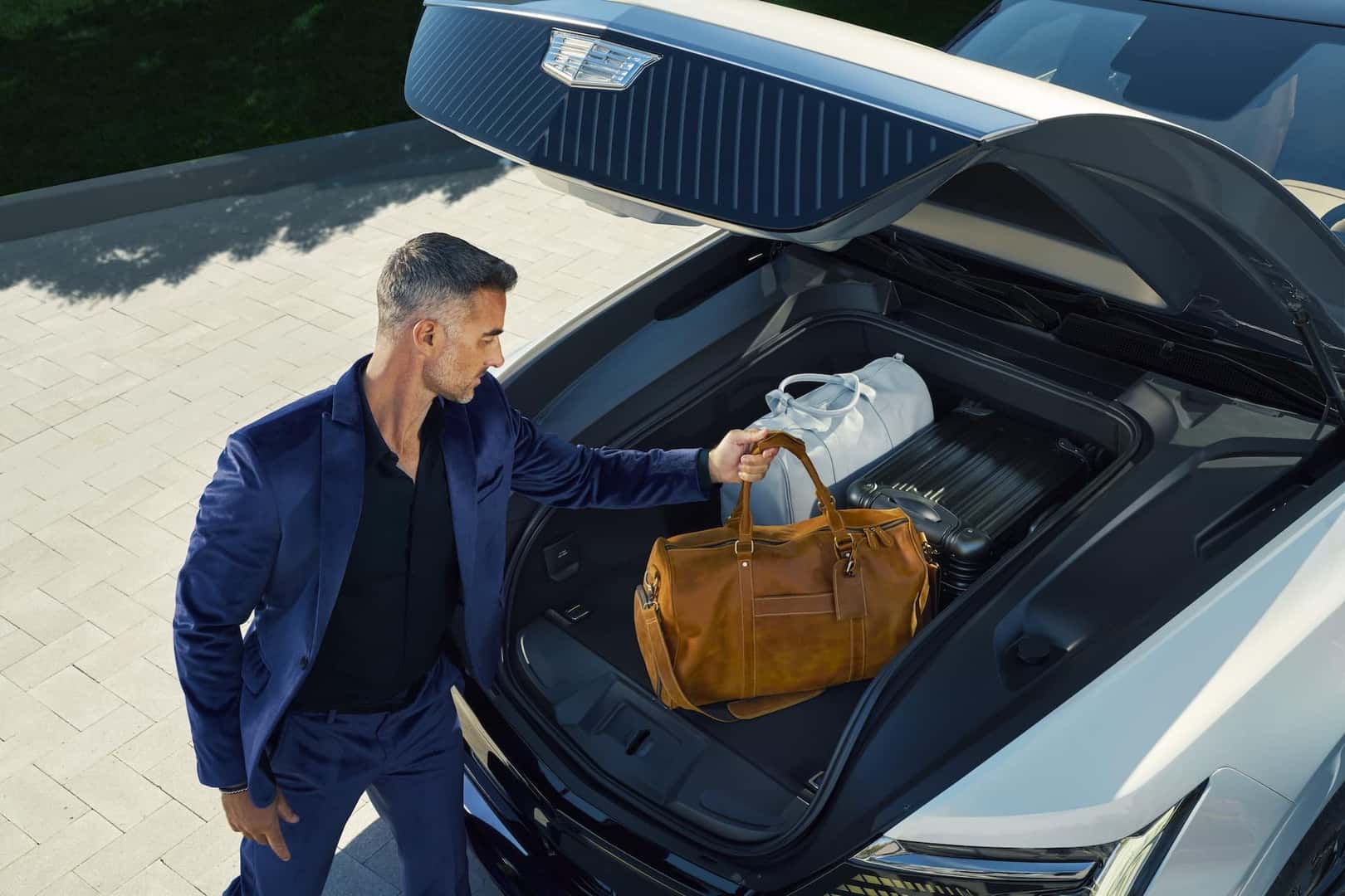 2025 Cadillac Escalade IQ front cargo space