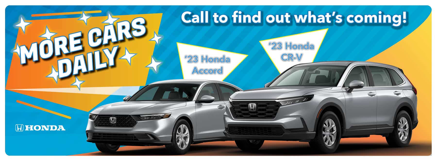 Honda More Cars Daily Web Slider