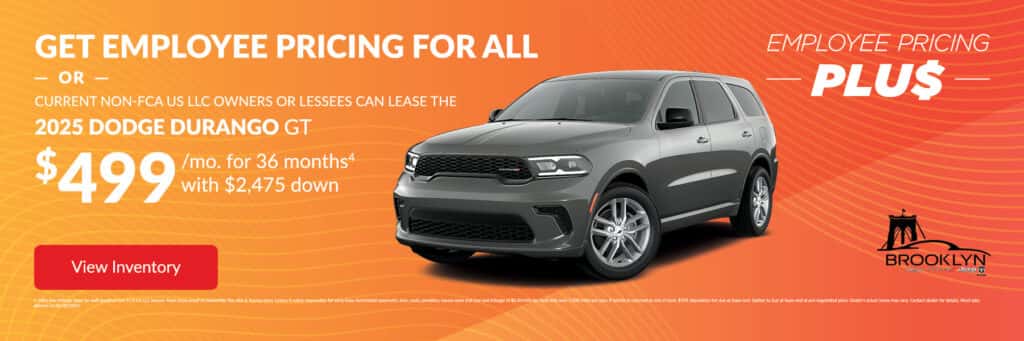 Dodge Durango Employee Pricing