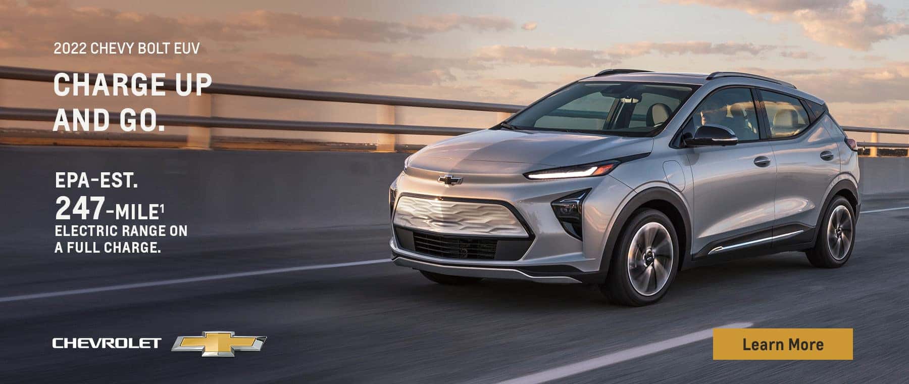 Charge up and go with the 2022 Bolt EUV