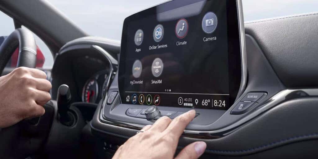 2023 Chevy Blazer with its interior technology features