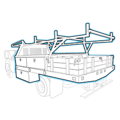 Knapheide work truck contractor body
