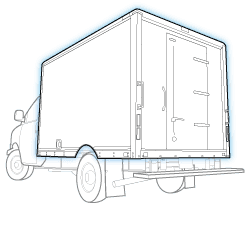 Refrigerated body work truck