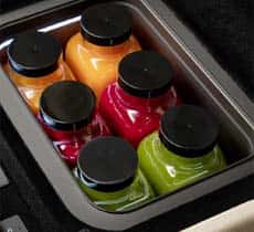 console refrigerator with freezer mode