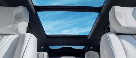DUAL-PANE POWER SKYGLASS™ ROOF WITH THIRD-ROW FIXED GLASS

