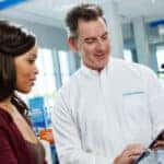 Honda Service Tech with Customer