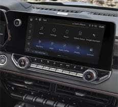 11.3-inch diagonal center touch-screen