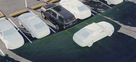 Reverse Automatic Braking combined with Rear Cross Traffic Braking*
