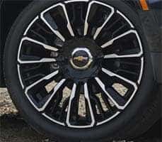 Unique 24-inch wheels on High Country