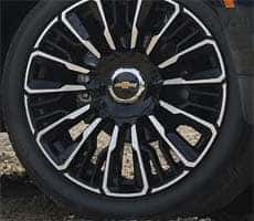 unique 24-inch wheels on suburban high country