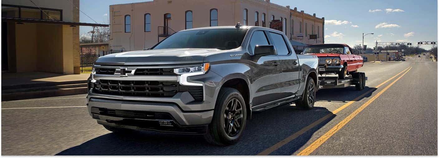 2026 Chevrolet Silverado 1500 Towing a Car