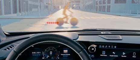 Front Pedestrian and Bicycle
          Braking
