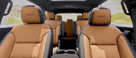 Power-folding second- and third-row seating