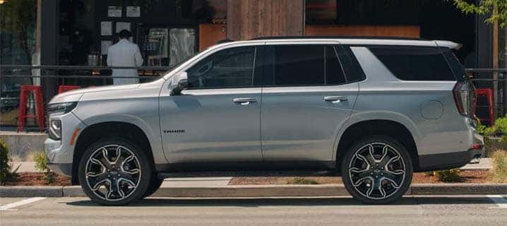 Silver 2027 Chevy Tahoe