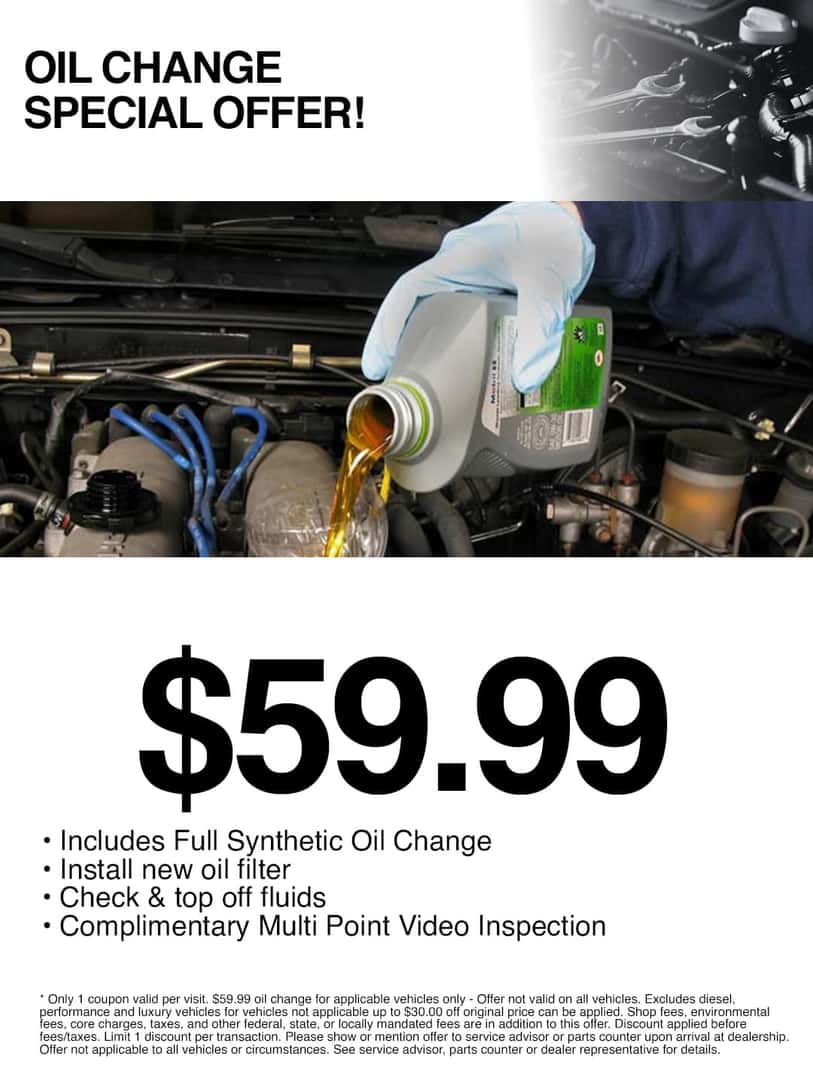 oil change classic cdjr lancaster service specials