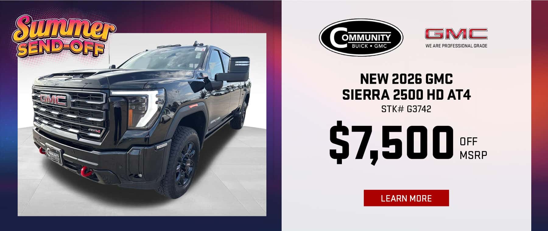 New 2026 GMC Sierra 2500 HD AT4