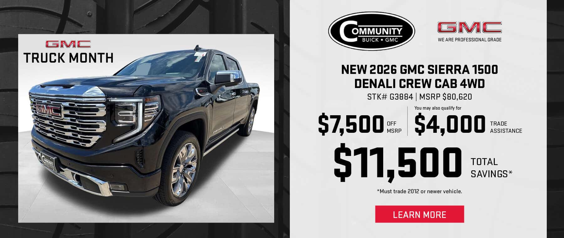 New 2026 GMC Sierra 1500 Denali Crew Cab 4WD