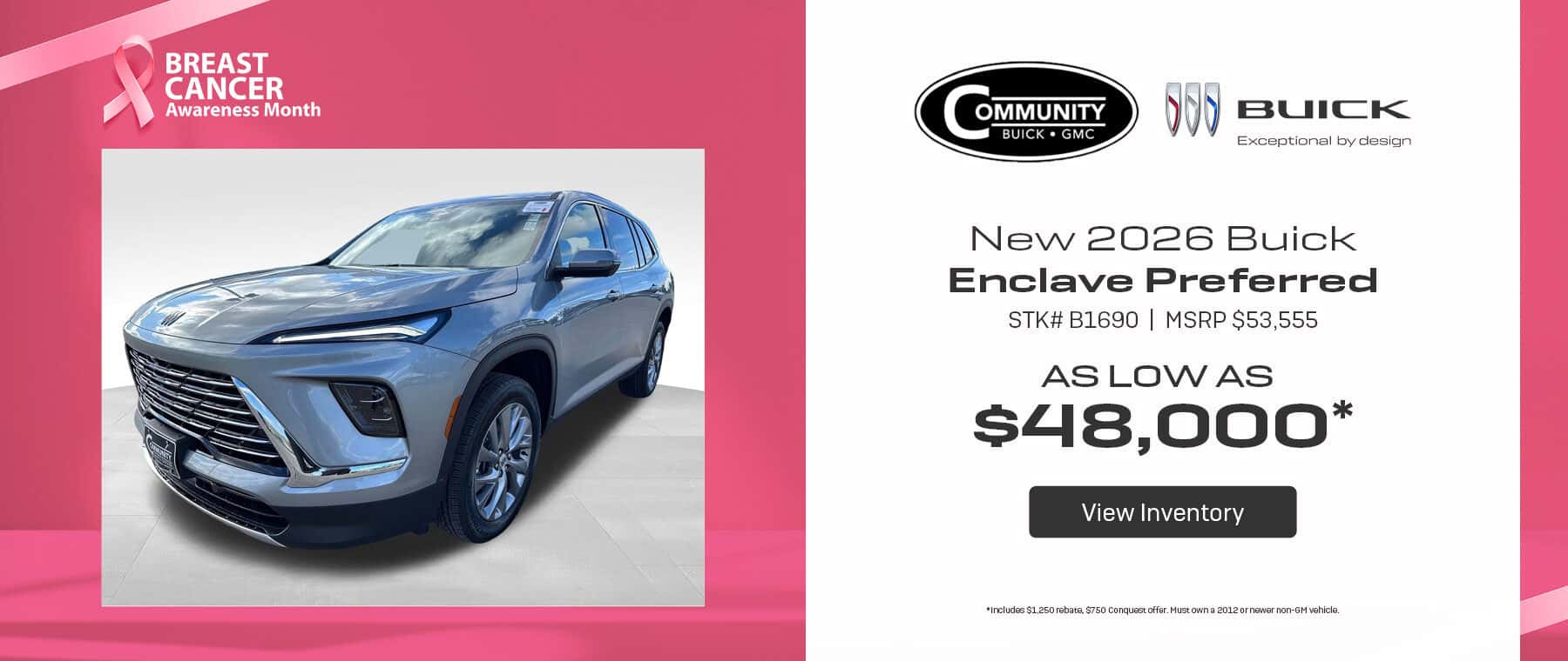 Save on a New 2026 Buick Enclave Preferred