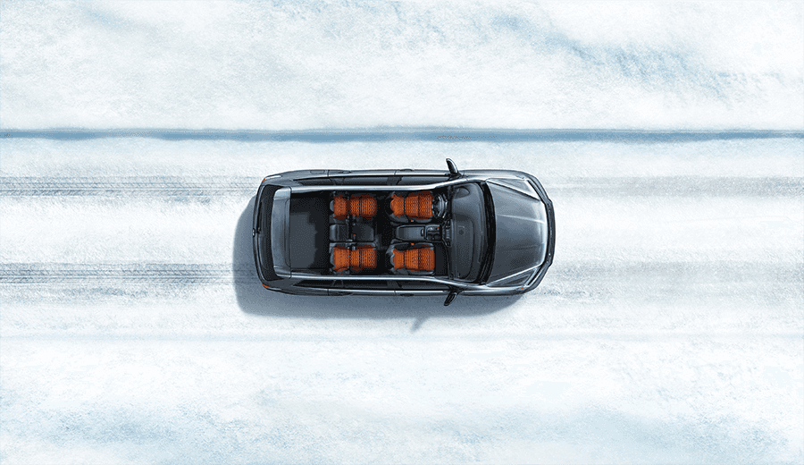 Honda vehicle seen from above