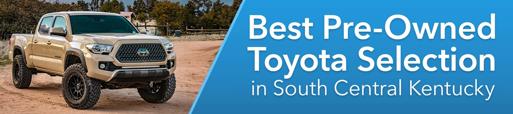 Best Pre-Owned Toyota Selection in South Central Kentucky at Gary Force Honda