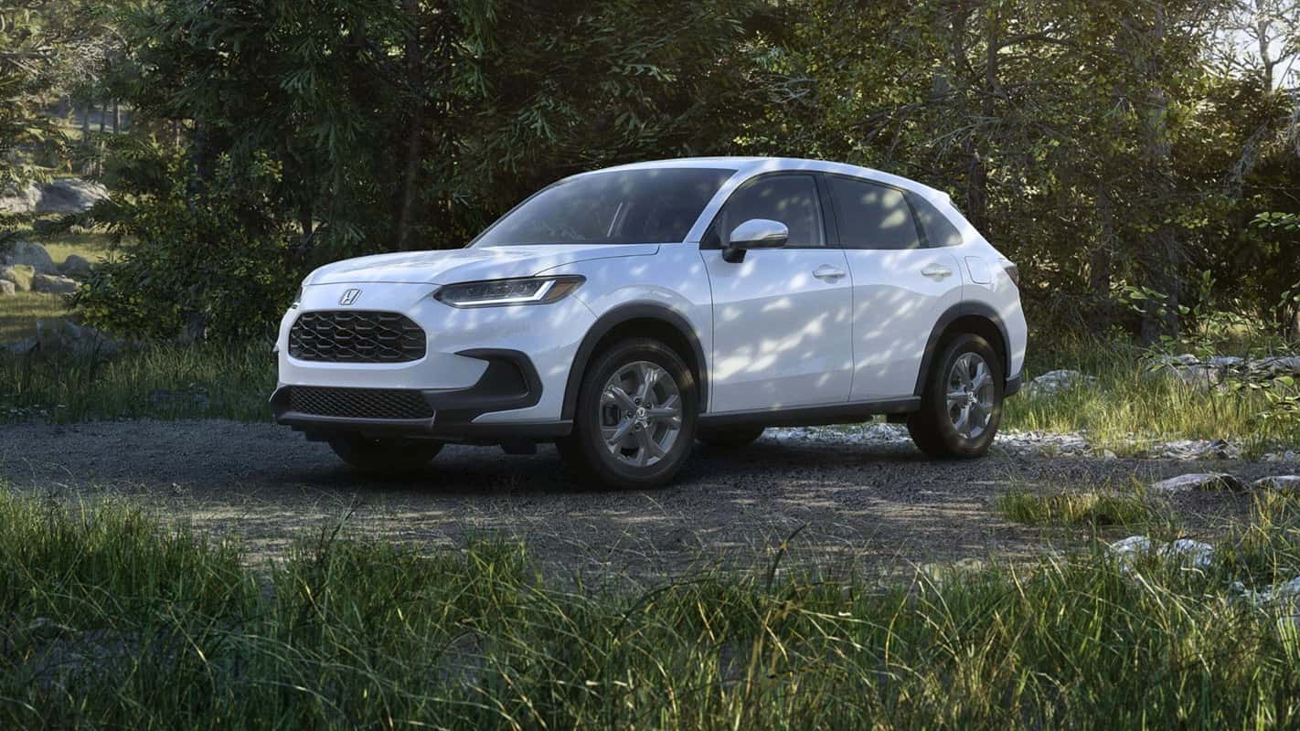 2027 Honda HR-V LX white exterior compact SUV