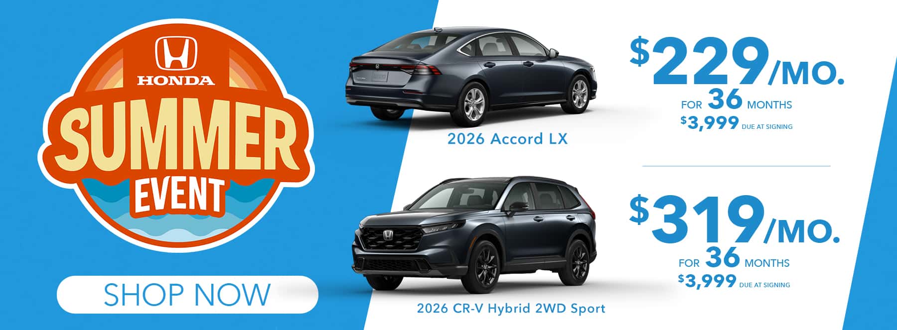 Honda Accord Incentive