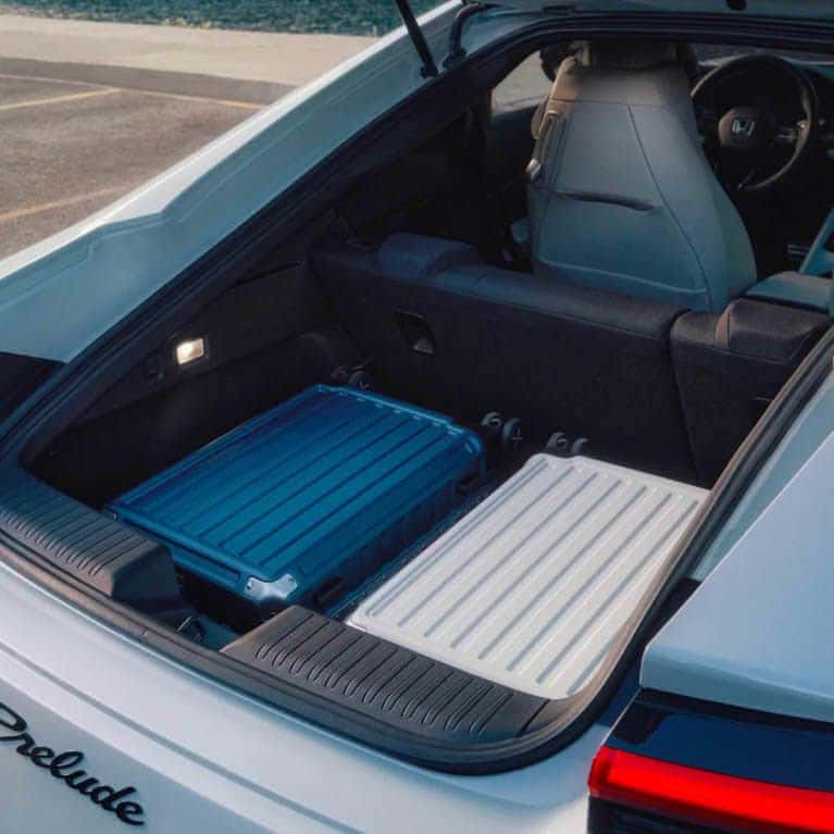 2026 Honda Prelude liftback cargo area