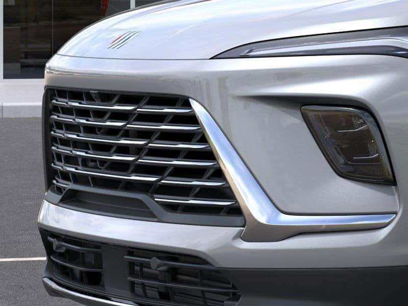 Front grille detail of 2025 Buick Enclave highlighting refined exterior design