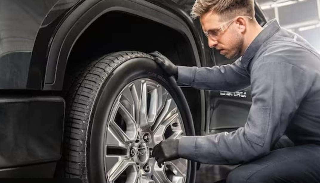 Buick and GMC EV tire rotation service