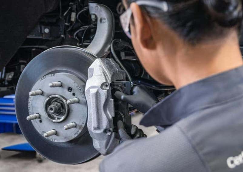 Electric vehicle brake system service