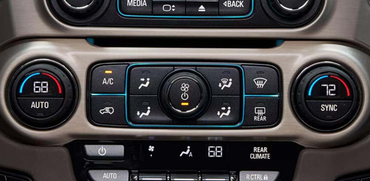 Buick GMC climate control and heater system for winter driving comfort