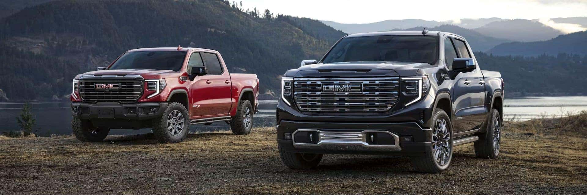 2026 GMC Canyon and GMC Sierra 1500 Parked Together