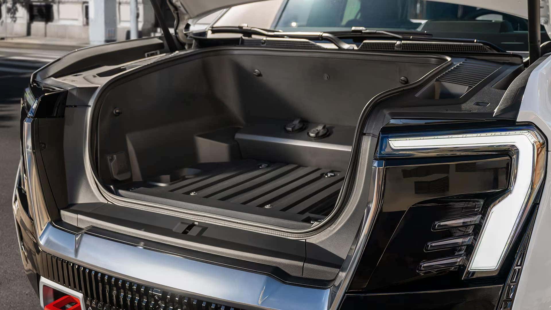 GMC Sierra EV Exterior eTrunk and MidGate