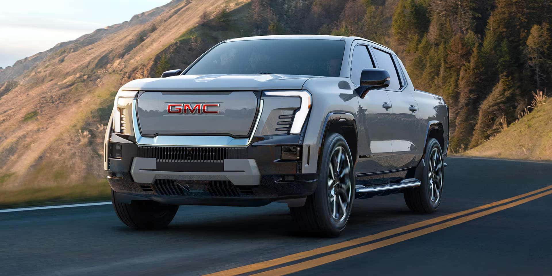 2026 GMC Sierra EV Driving in Marion Indiana