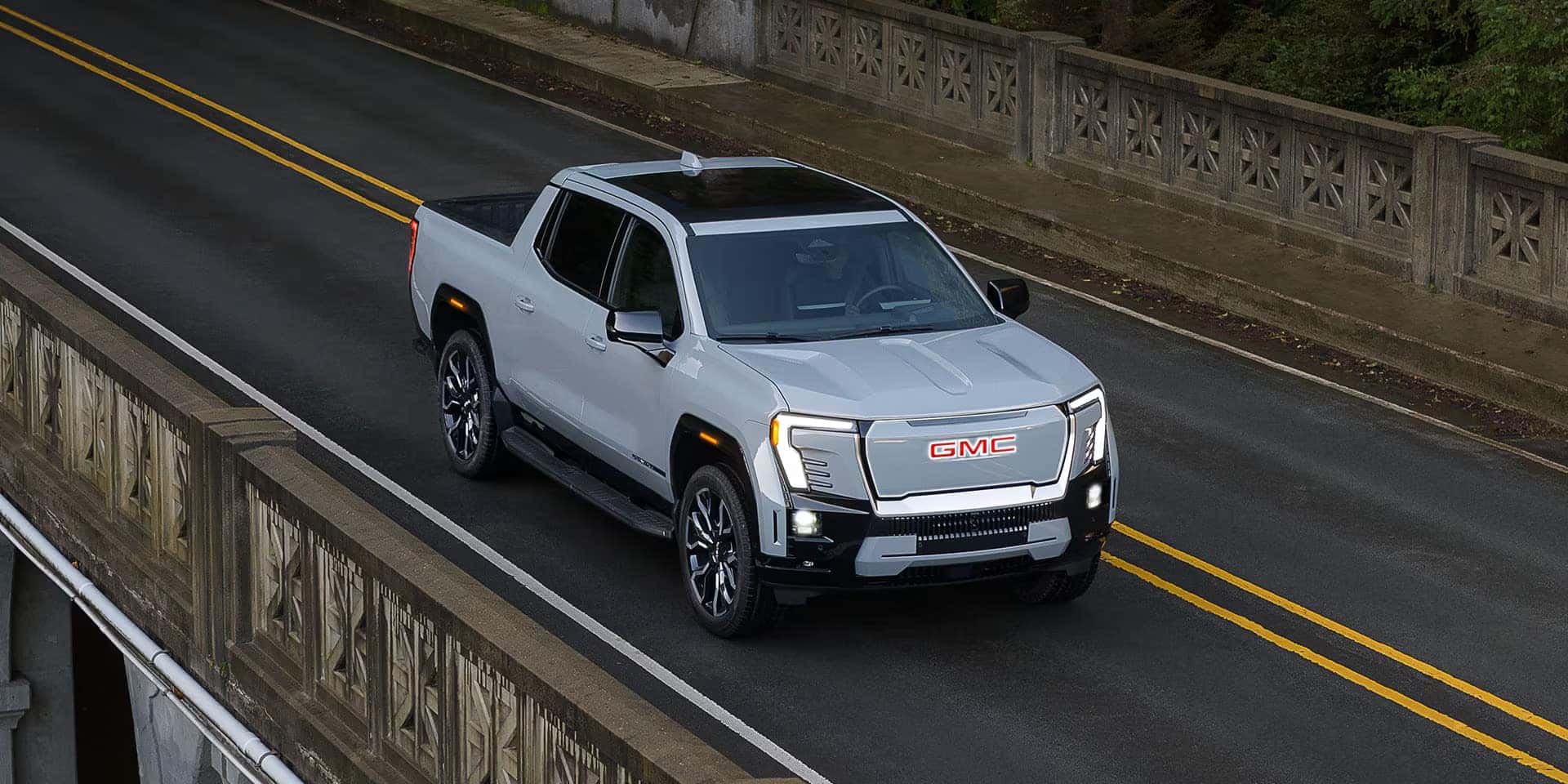 2026 GMC Sierra EV Driving on Highway