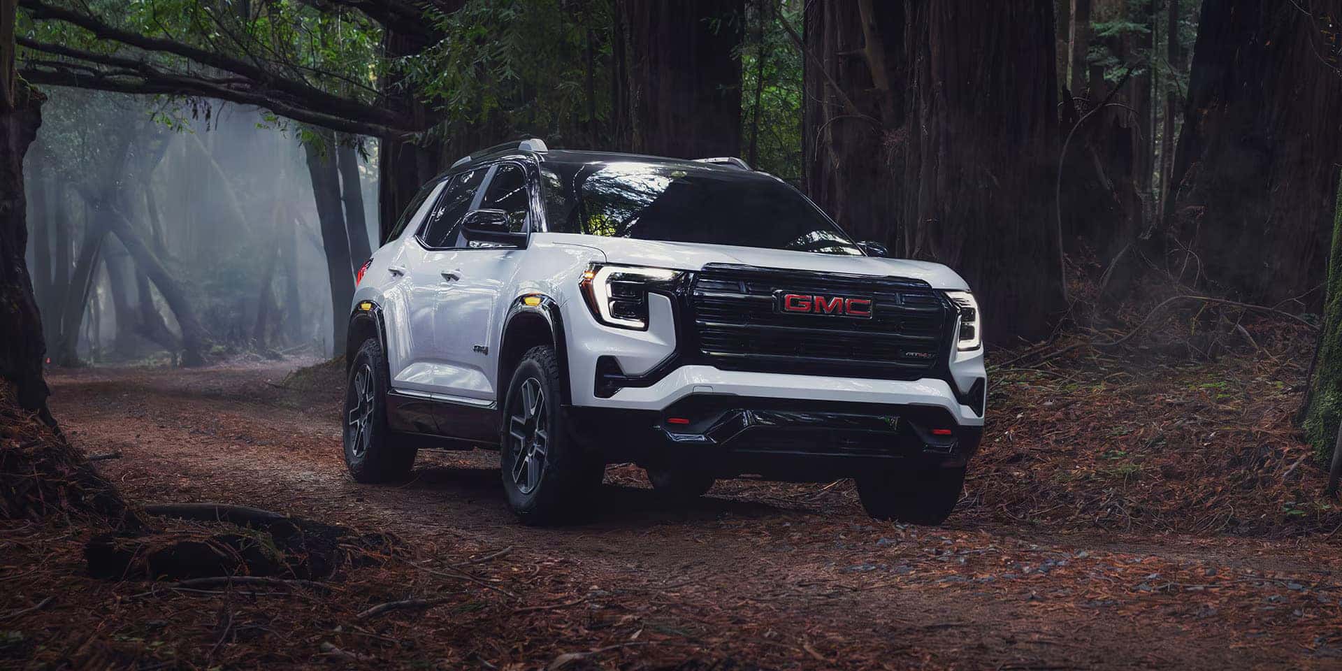 2026 GMC Terrain AT4 Navigating Dirt Trail