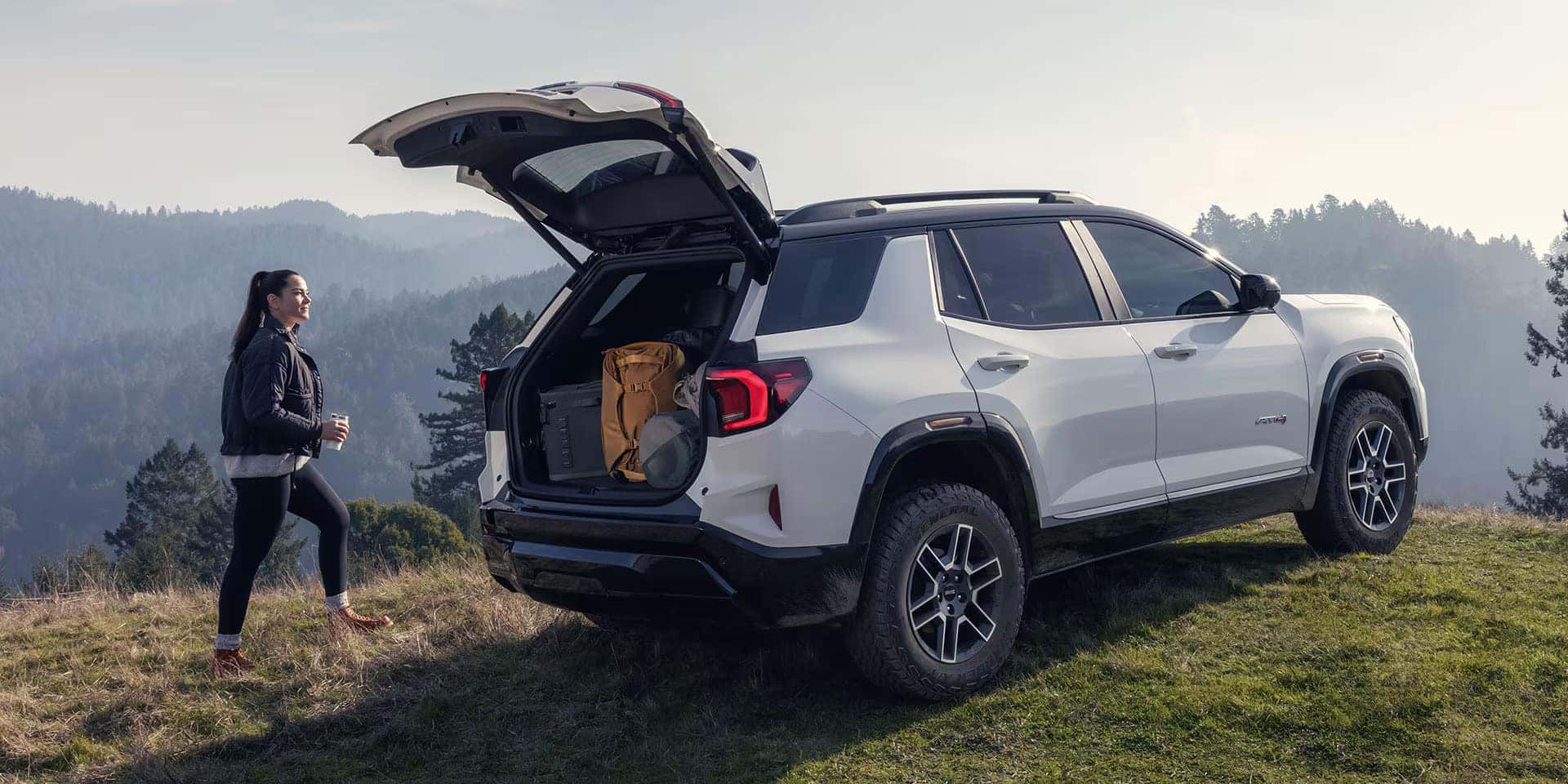 2026 GMC Terrain roof rails and cargo area