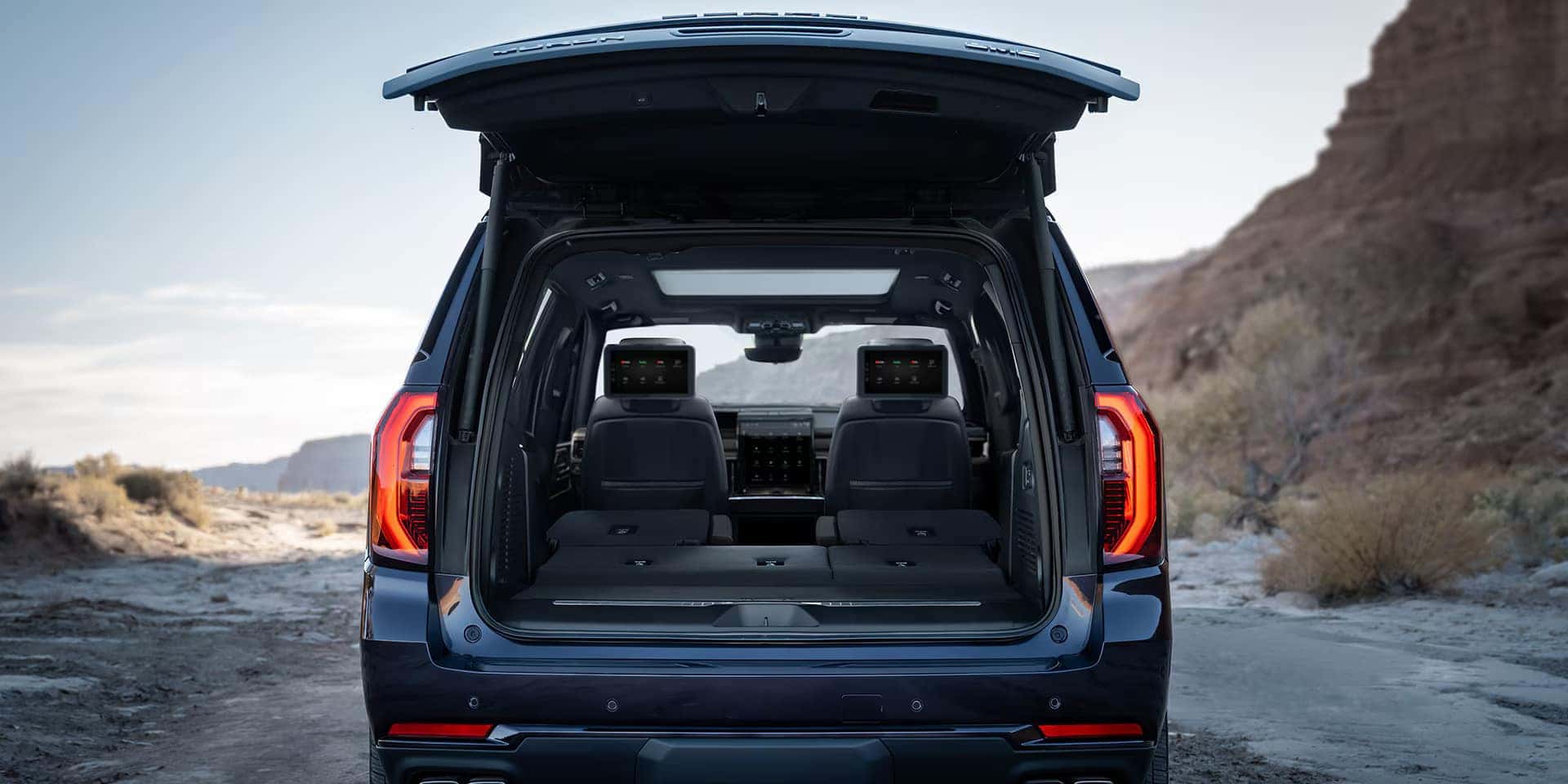 2026 GMC Yukon three-row interior and cargo space