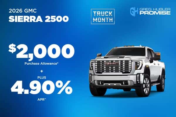 All New 2026 GMC Sierra 2500 Models