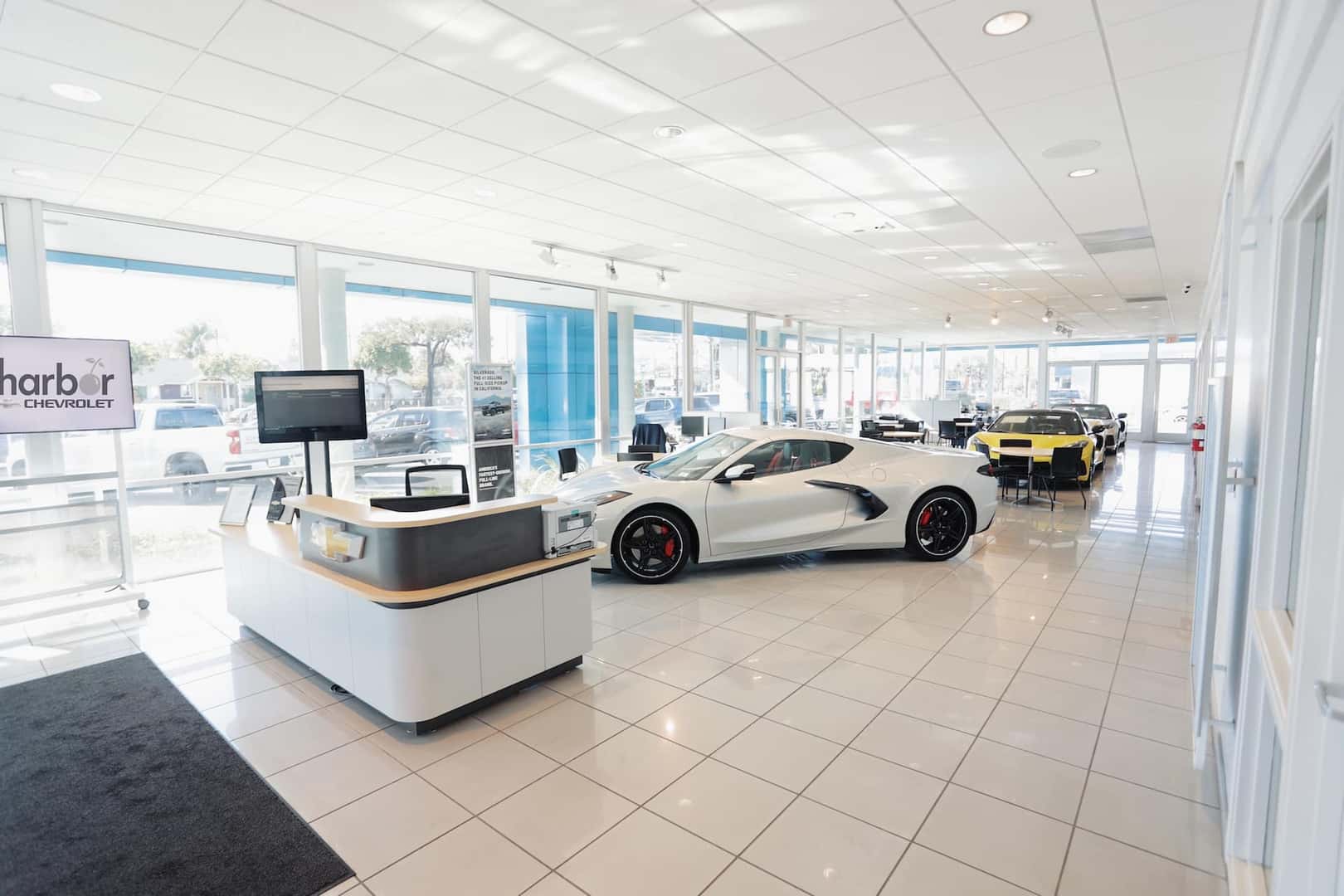 lobby of Harbor Chevrolet