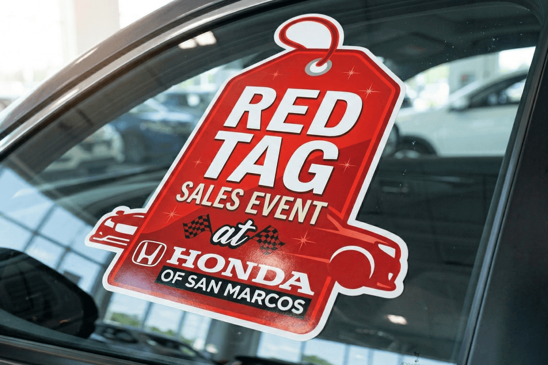 Red Tag Sales Event