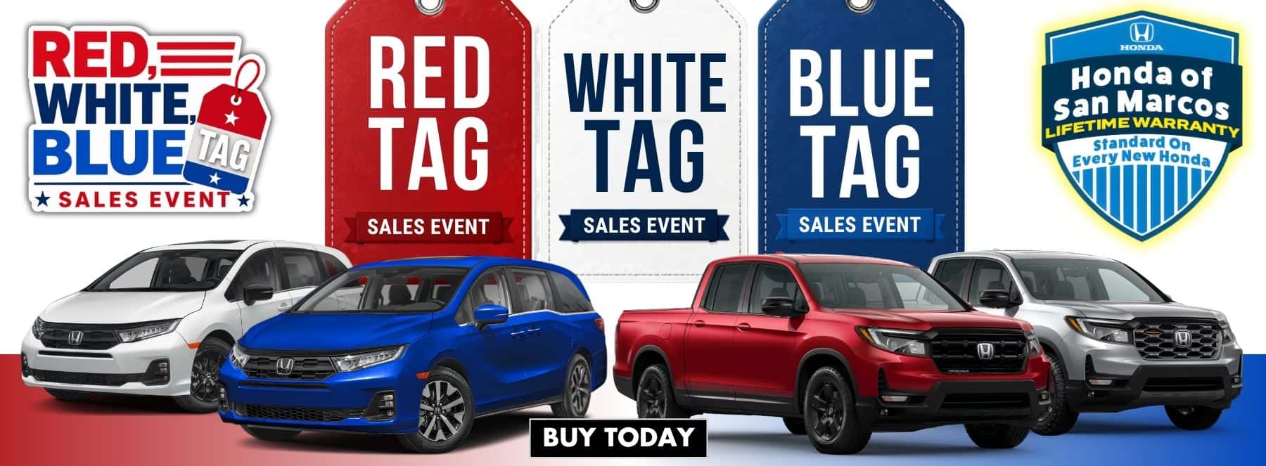 RWB Tag Sales Event