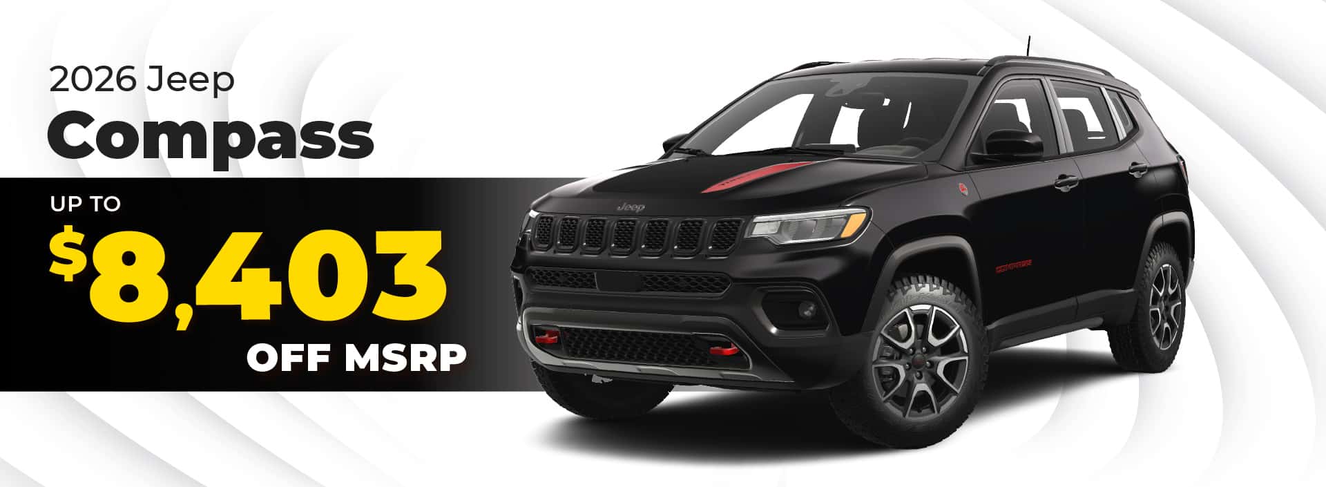2026 Jeep Compass - up to $8403 off MSRP