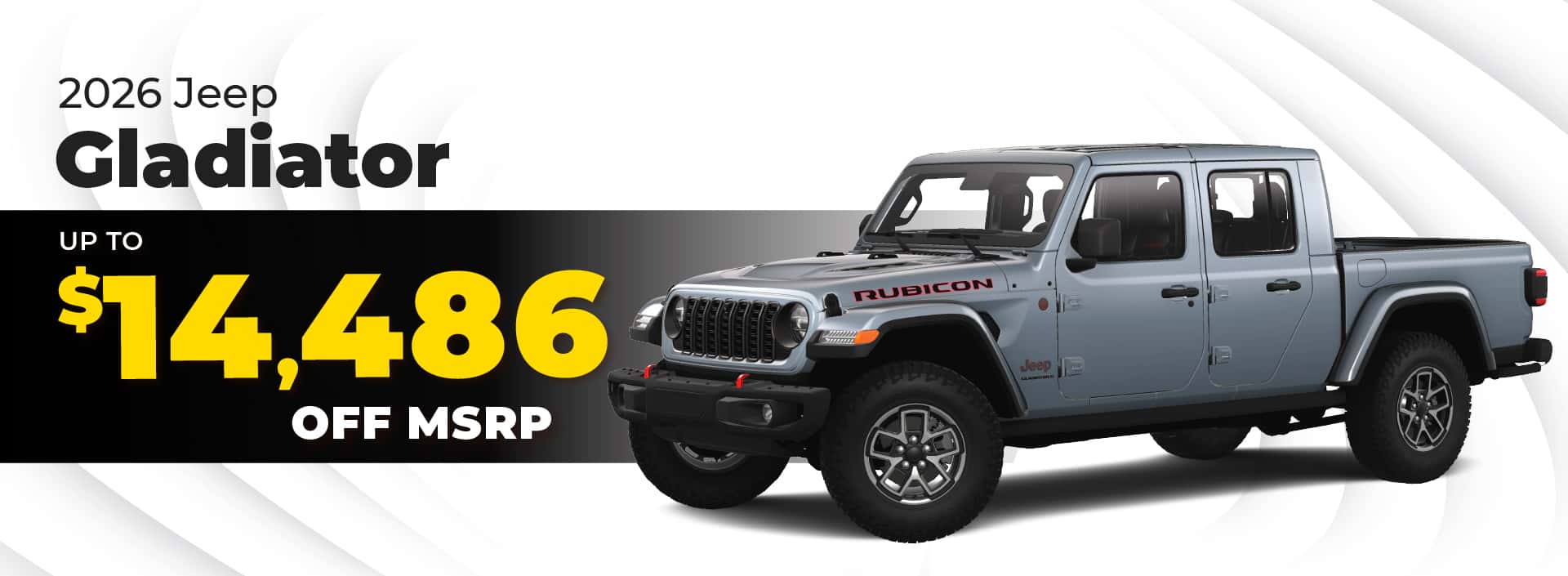 2026 Jeep Gladiator - up to $14,486 off MSRP