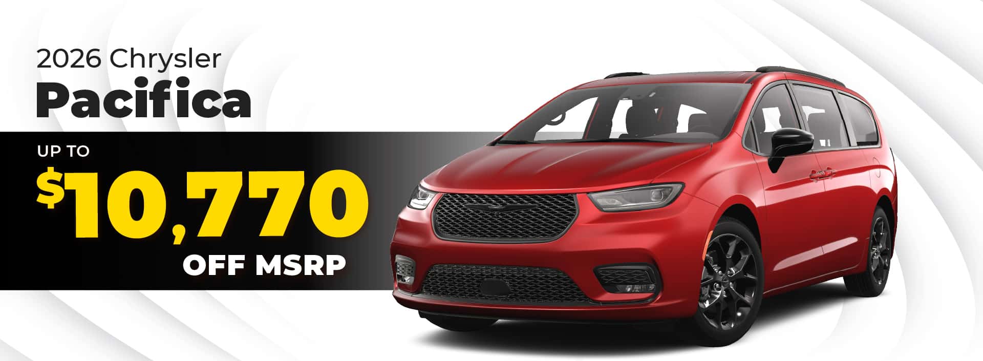 2026 Chrysler Pacifica - up to $10,770 off MSRP