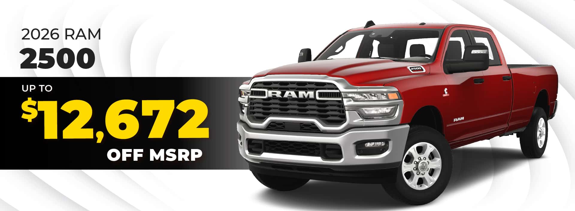 2026 RAM HD - up to $12,672 off MSRP